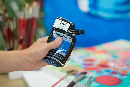 Акрилова фарба Sennelier Abstract, 120 мл, Церуліум блакитний відтінок (Cerulean Blue Hue) - фото 4