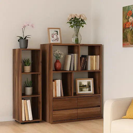 Пенал середній ОП-702 Orange-Line 350х347х1103 Дуб Бароко рістретто - фото 3