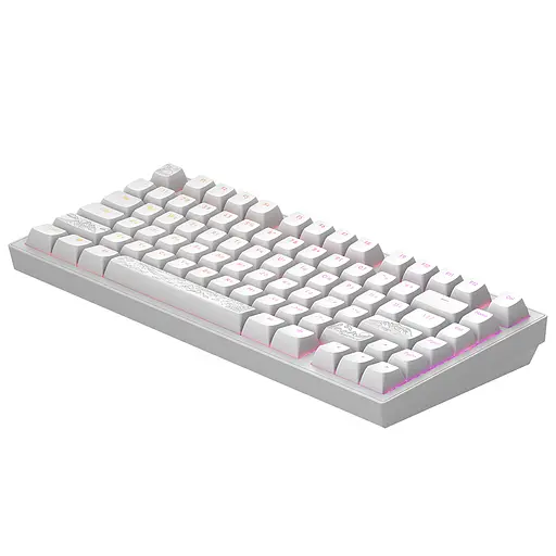 Клавиатура Dark Project ALU81 Terra Nostra PBT RGB Mech G3MS Moonstone White (DPKB_NOSTRA_81_ANSI_WHITE_UA) - фото 5