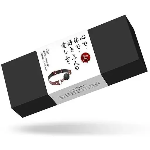 Кляп Liebe Seele Wine Red Ball Gag - фото 6