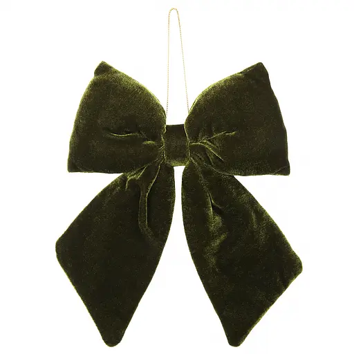 Украшение декоративное Yes! Fun Бант 24x18 см темно-зеленое (975081)
