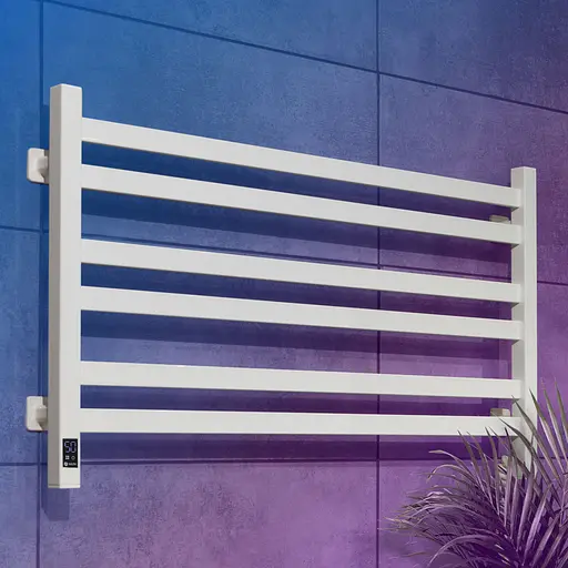 Електрична рушникосушка Navin Авангард 900x500 Sensor правобічна з таймером, біла 12-228153-3680, Білий, Праве, Електронний - фото 4