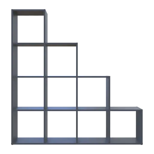 Стеллаж Doros Степь 4х4 Графит открытый 136.2х28.8х140.7 (41516167) - фото 5