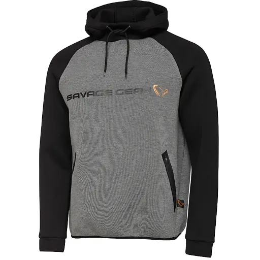 Реглан Savage Gear Tec-Foam Hoodie XXL Dark Grey Melange