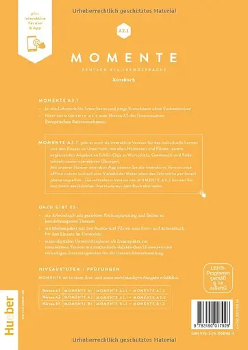 Momente A2.1 Kursbuch plus interaktive Version - фото 2