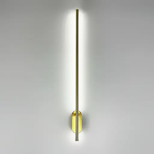 Современное линейное бра в латунном корпусе 80 см Line F Арт. WB26/800 AB - фото 1