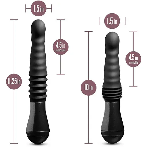 Пульсатор Temptasia by Blush Lazarus Thrusting Dildo Black - фото 5