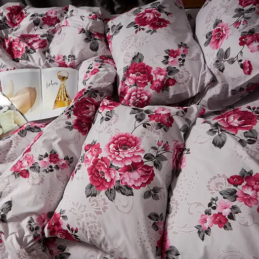 Комплект постільної білизни Moon&Star Бязь Gold Люкс Rose Whisper Полуторний Євро 160х220наволочки 2х50х70 - фото 7