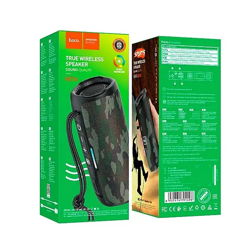 Акустика Hoco HC16 vocal sports BT speaker BT5.3 сіра - фото 2