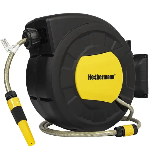 Катушка со шлангом Heckermann ZYW011-S28 автоматическая 28 м - фото 1