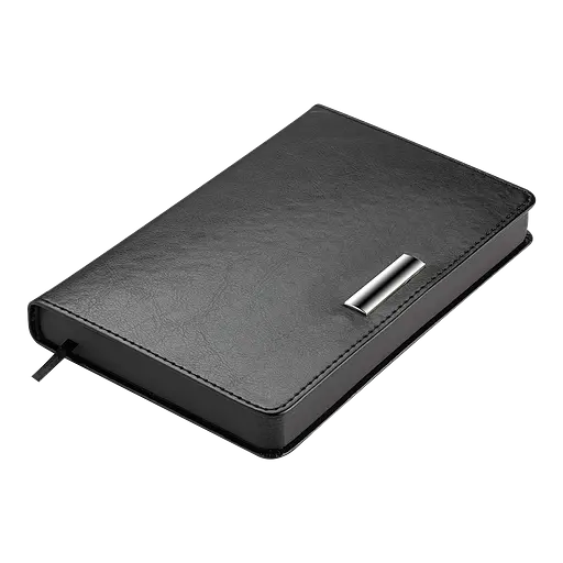 Ежедневник недатированный Buromax Salerno A6 искусственная кожа 336 страниц черный (BM.26030-01) - фото 4