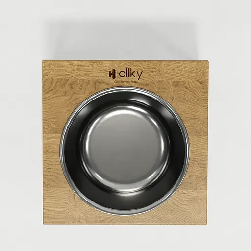 Hollky Base Solo M — миска на підставці для котів і середніх собак (1 × 0,8 л) - фото 7