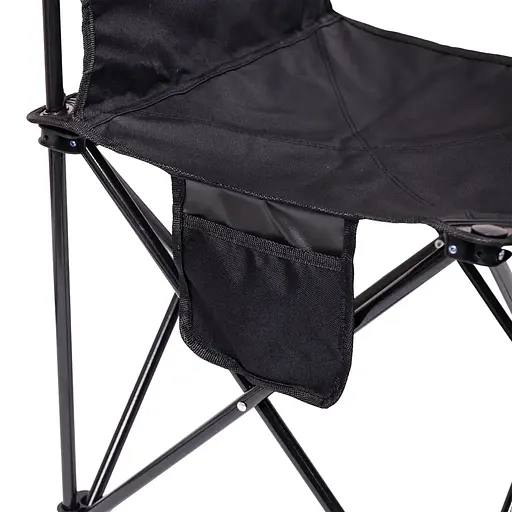 Стілець туристичний Yiwu складаний дитячий 42x41x72 см чорний крісло для кемпінгу туризму пікніка дачі природи SJ-0030B - фото 8