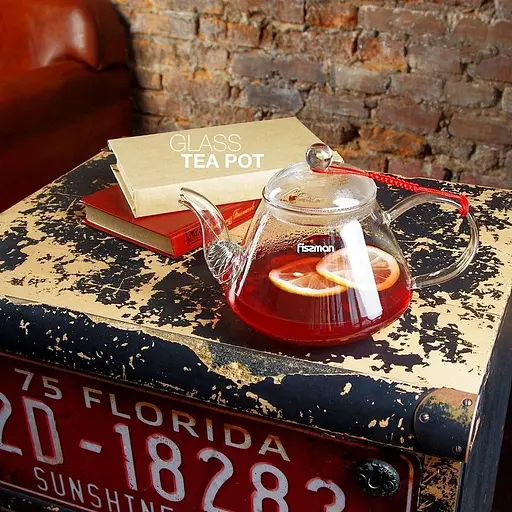 Заварочный чайник Fissman со стальным фильтром 1 л (9450) - фото 10