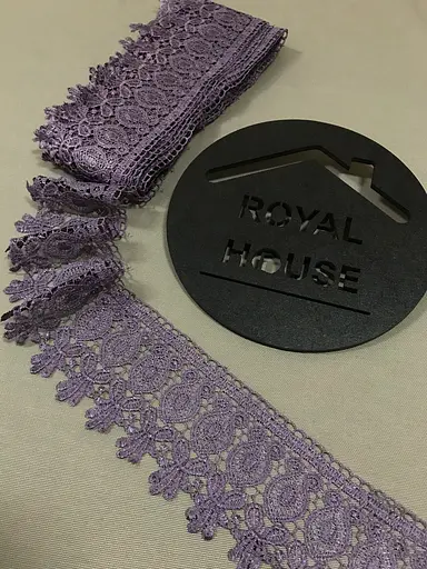 Мереживо Арфа бузкове - фото 3