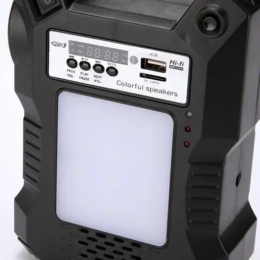 Портативная солнечная станция GD-8060 зарядное устройство + фонарь + колонка - фото 4