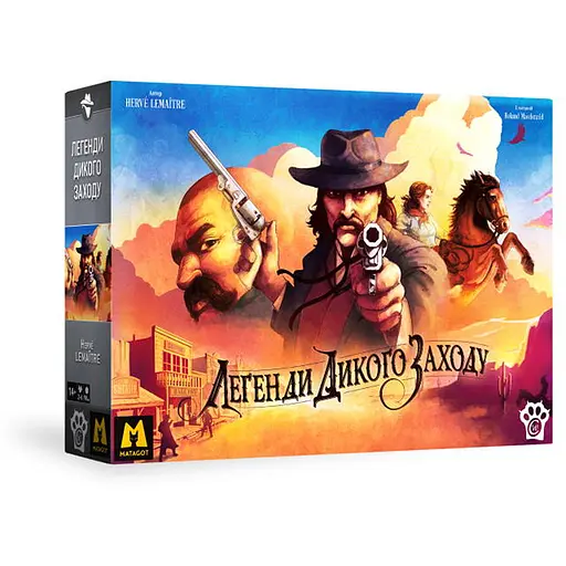 Настольная игра Woodcat Легенды Дикого Запада (Western Legends) (укр.) (W0016) - фото 1