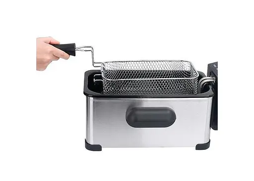 Електрична фритюрниця для дому Lexical LDF-3105 з терморегулятором і знімною чашею - фото 5