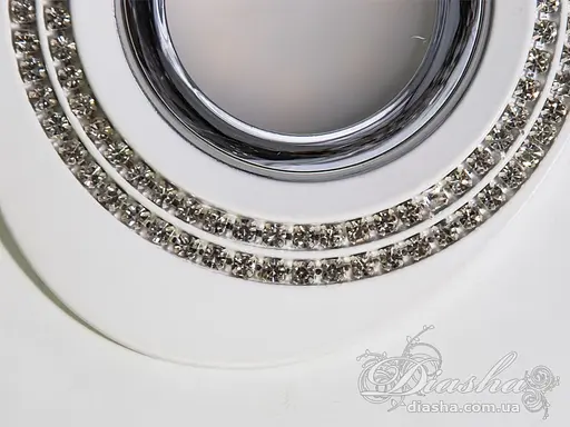 Світильник точковий Diasha врезка білий, кристали MR-16 - фото 3