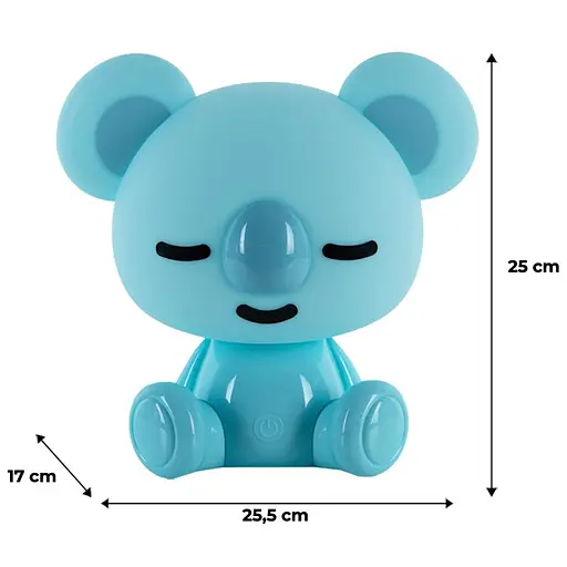 Світильник-нічник Kite LED з акумулятором Koala блакитний (K24-491-2-3) - фото 5