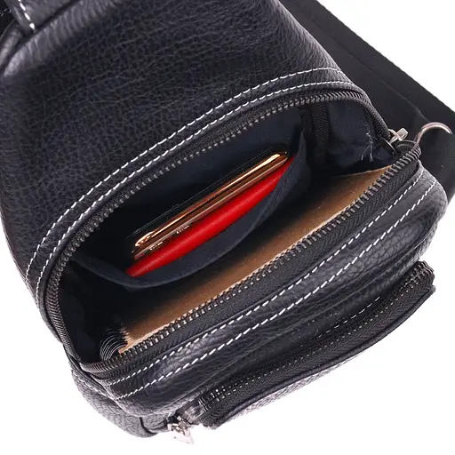 Чоловіча шкіряна сумка Vintage 16х18х8 см sum0022401 - фото 4