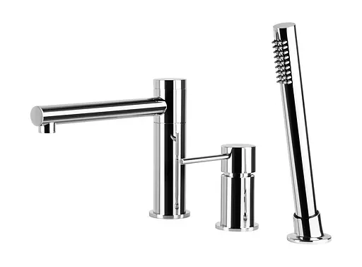 Смеситель для ванны Corsan Lugo хром на борт ванны CMB7542CH Хром - фото 1