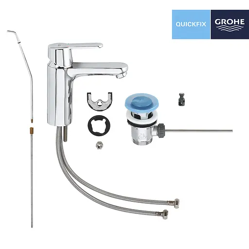 Набор смесителей 3 в 1 для ванной комнаты Grohe QuickFix Get M-Size UA202701MQ Хром - фото 5