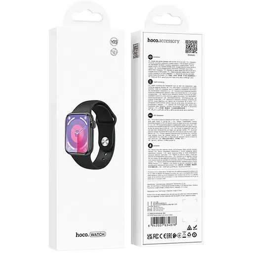 Смарт-часы HOCO Y23 Smart sports watchcall version Black - фото 2