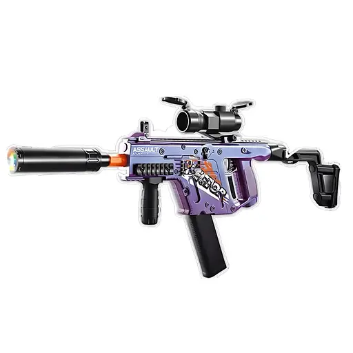 Автомат F 930 C-1 стреляет орбизами, глушитель, прицел, приклад, автоматический принцип работи, в коробке (6982769411201) - фото 1