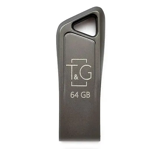 Флеш накопичувач USB 64Gb T&G Metal TG114 Grey USB 3.0 (TG114-64G3) - фото 1