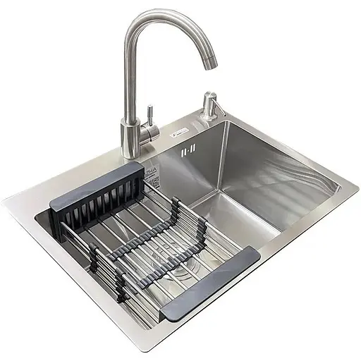 Комплект мойка + смеситель Romzha Arta U-550S (A) - фото 3