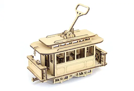 Дерев'яний конструктор "Трамвай Siemens" - фото 1