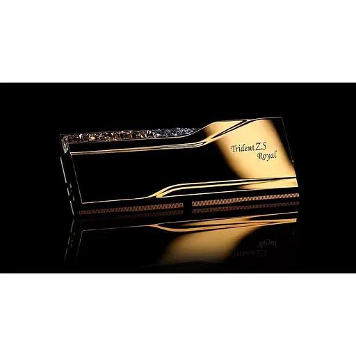 Модуль памяти DDR5 G.Skill Trident Z5 Royal 2x16GB 6400MHz Gold (F5-6400J3039G16GX2-TR5G) [148642] - фото 5