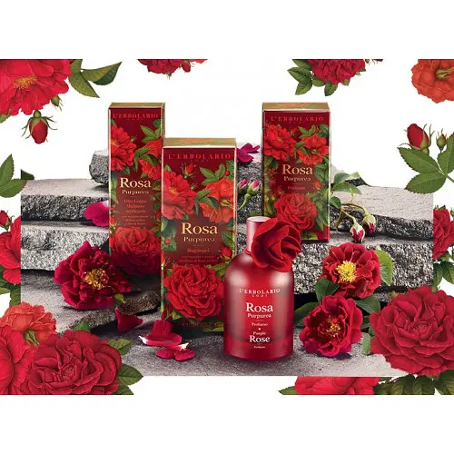 Пена для ванн-гель для душа Пурпурная Роза L'ERBOLARIO 250 мл - фото 2