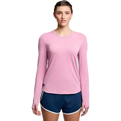 Кофта Saucony Stopwatch Long Sleeve Wmn L Orchid (1097-SAW800486-ORH L)