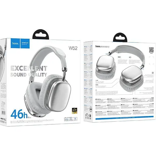 Навушники Hoco W52 Silver (6942007646550) [143147] - фото 4