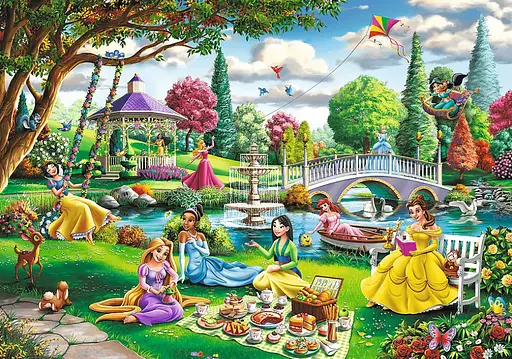 Пазл Пікнік із Принцесами Дісней - 1000 елементів Trefl 10919 - фото 2