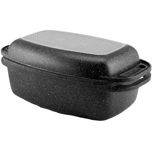 Гусятниця Edenberg EB-4607 прямокутна з кришкою - гриль - фото 1