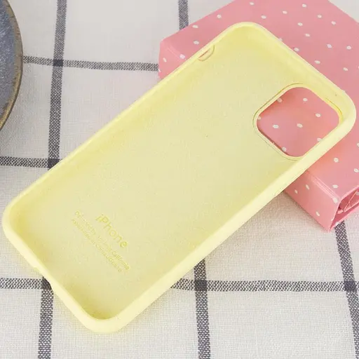 Чохол Epik Silicone Case Full Protective AA для Apple iPhone 11 Pro Max 6.5 Жовтий/Mellow Yellow - фото 3