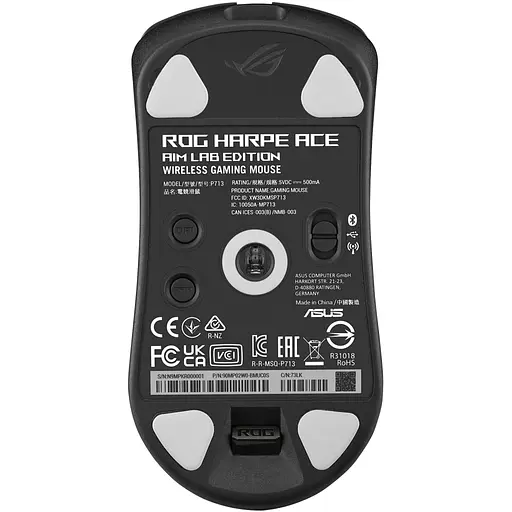 Мышь ASUS ROG Harpe Ace Aim Lab Edition Bluetooth/Wireless Black (90MP02W0-BMUA00) - фото 9