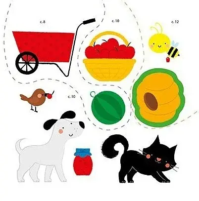 Мої перші слова з наліпками. На фермі - фото 3