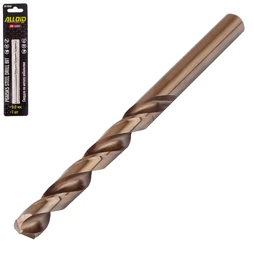 Свердло по металу Alloid Building Tools кобальтове 9 мм Р6М5К5 (DB-35090) - фото 2
