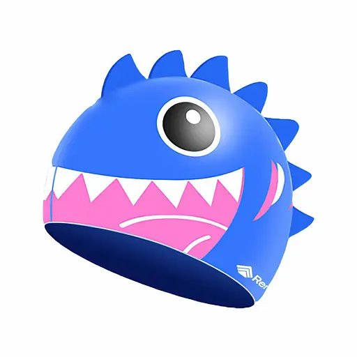 Дитяча Шапочка для плавання 6-12 років Renvo Sentani JR Синій Рожевий OSFM (1SC300-04) - фото 7