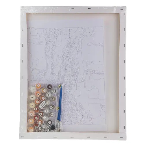 Набор для росписи "Африканка в белом" 40*50 см, IDEA2-GX47100, ТМ "99IDEAS" - фото 6