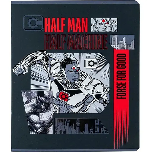 Зошит учнівський "DC Justice League" Kite DC24-238 24 аркушів (4063276212467)(SC) - фото 1