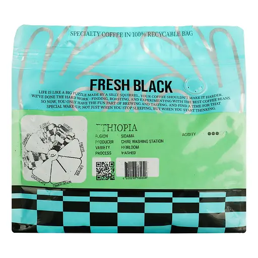 Кава в зернах Fresh Black Ethiopia 1 кг - фото 5