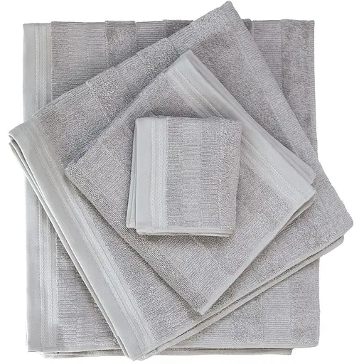 Полотенце МВМ My Home Вдохновение 70x140 см серо-голубое (BT-12 L GRAY/BLUE) - фото 8