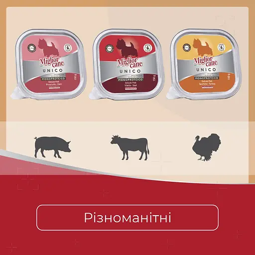 Вологий корм для собак Morando Migliorcane Unico телятина 150 г - фото 4