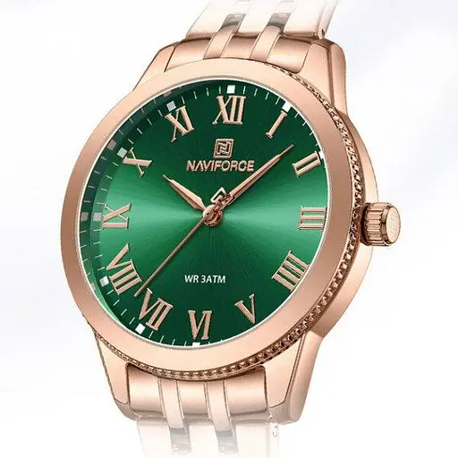 Женские наручные часы Naviforce Tenerife (Золотистые) - фото 3