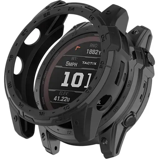 Чехол-бампер DK CDK Силикон Outlines для Garmin Enduro 2 (015830) (black)